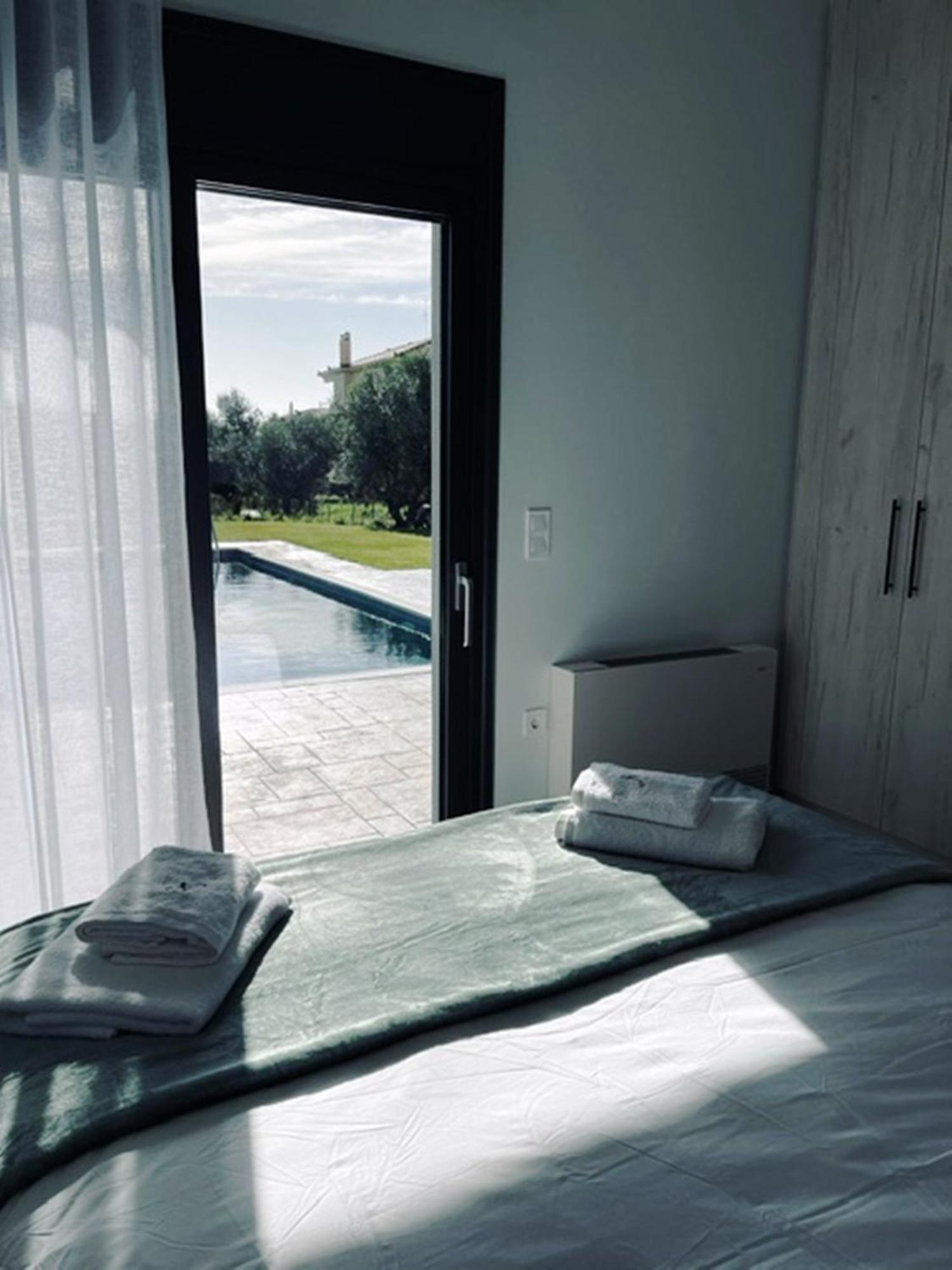 Nostos Luxury Villas With Private Pool In Nafpaktos Exterior foto